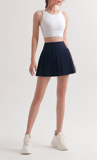 Tennis Pleated Skirt with Shorts