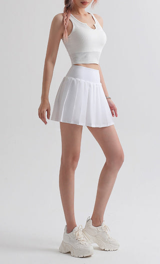Tennis Pleated Skirt with Shorts